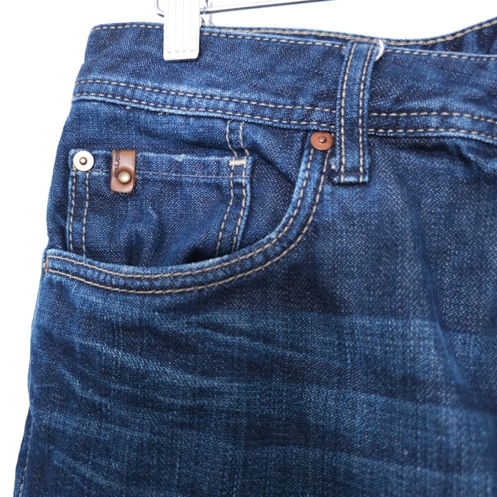 Jack & Jones Vintage Clark Original Jeans Men's 32x32 Dark Wash Straight Denim - Picture 5 of 16